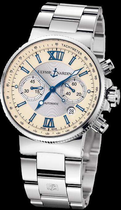 Ulysse Nardin Maxi Marine Chronograph Replica Watch 353-66-7/314